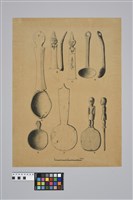 藏品(陳奇祿手稿-排灣族的木匙和飯匙)的圖片